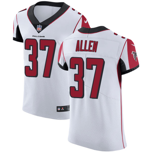 Nike Falcons #37 Ricardo Allen White Men's Stitched NFL Vapor Untouchable Elite Jersey - Click Image to Close